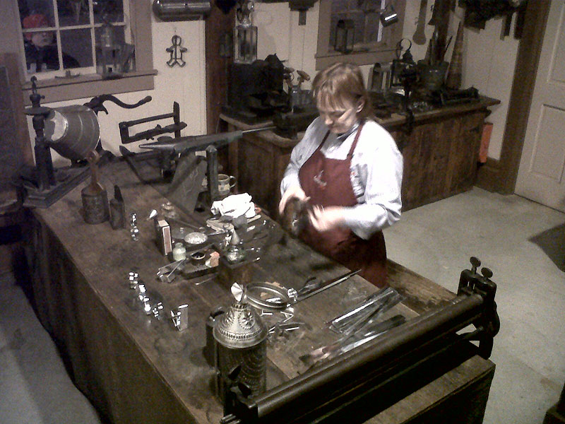 Greenfield Village - Tin soldering