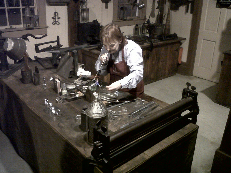 Greenfield Village - Tin soldering