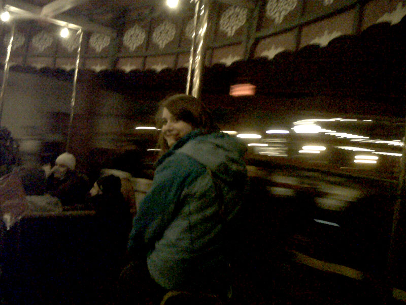 Greenfield Village - Katie on Carousel