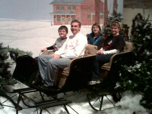 Henry Ford Museum - Sledding family