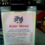 Kids love this menu!