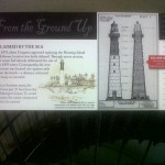 "Claimed by Sea" Lighthouse Sign