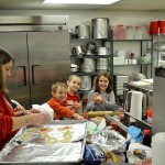 Kids baking mamma's Lifesaver cookies