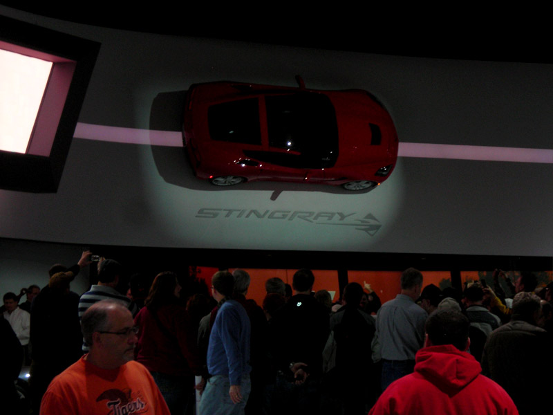 New Corvette Stingray on Wall!