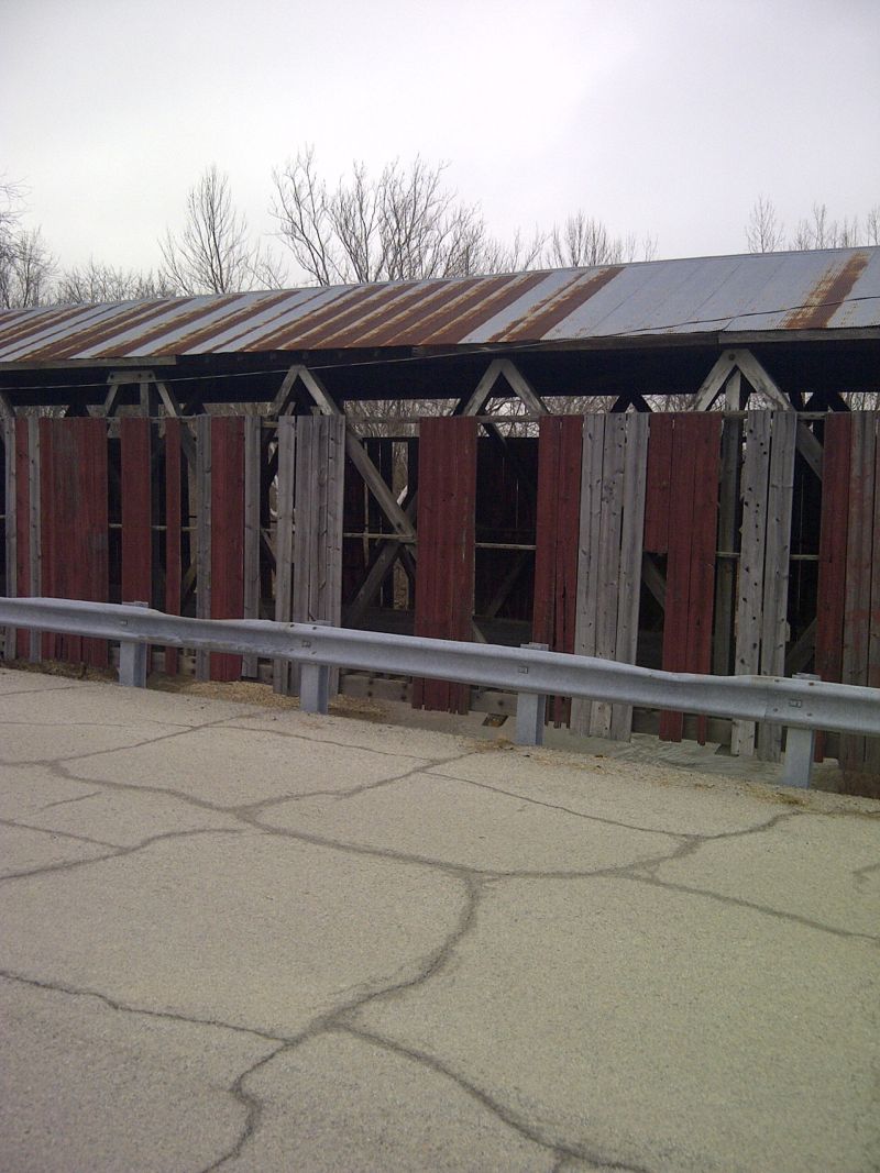 Old Engle Mill covered bridge condition - help!