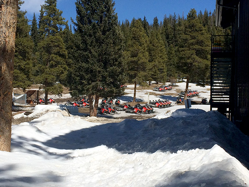 Snowmobile rental - closed for season