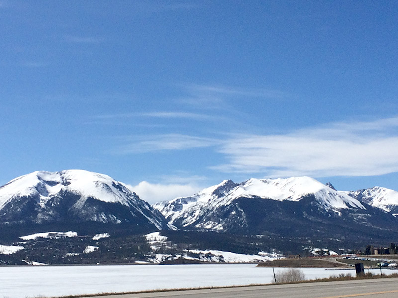 Moutains near Lake Dillon, CO