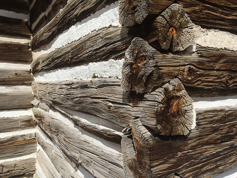 Hornbek Homestead wall