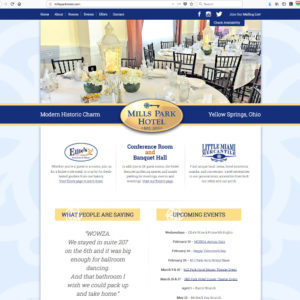 Mills Park Hotel HTML5 Site
